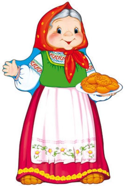 Плакат вырубной. Бабка. Ф-7219