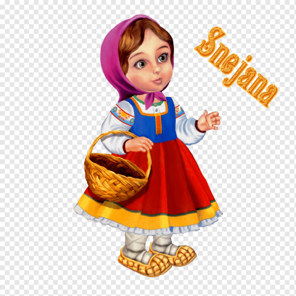 Девочка с корзинкой для детей