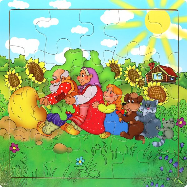 Пазлы по сказкам для малышей