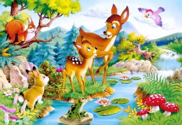Castorland Puzzle Бэмби