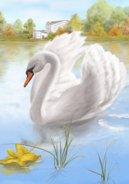 Гадкий утенок лебедь