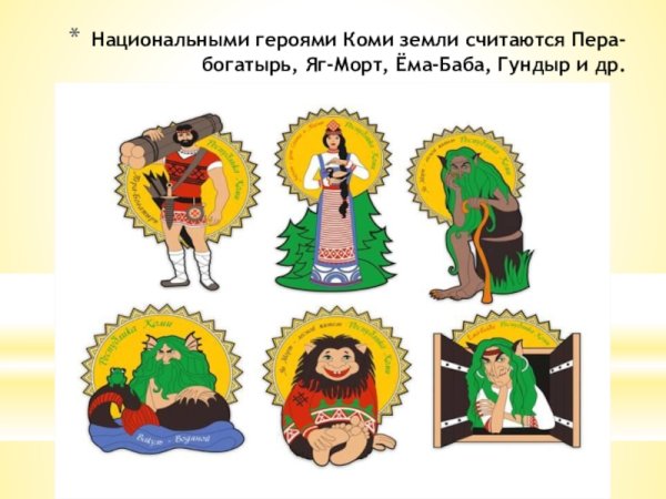 Коми сказочные персонажи