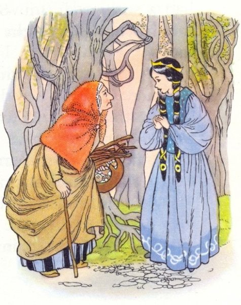 Падчерица иллюстрация