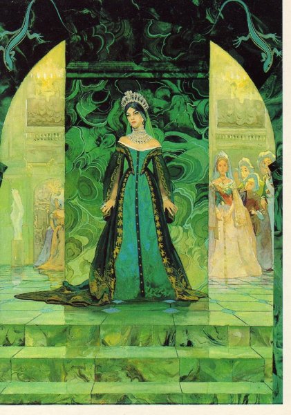 Малахитовая шкатулка. Художник Вячеслав Назарук