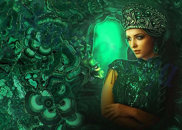 Малахитовая шкатулка хозяйка медной горы