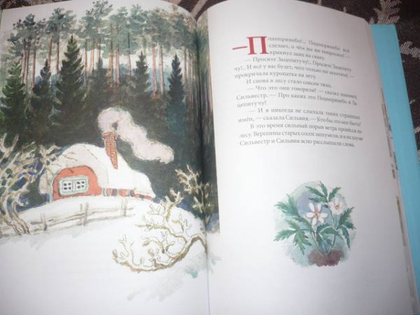 Зимняя сказка Топелиус иллюстрация книги