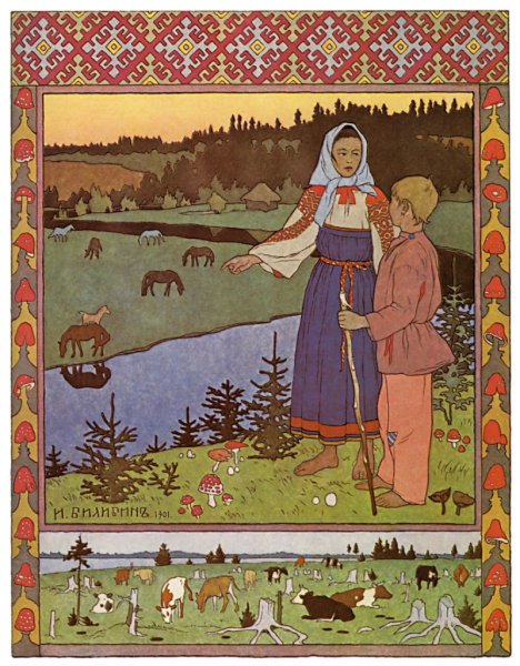 Арты иллюстрации к русским сказкам (69 фото)