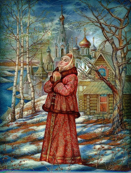 Сергей Князев. Федоскинская лаковая миниатюрная живопись.