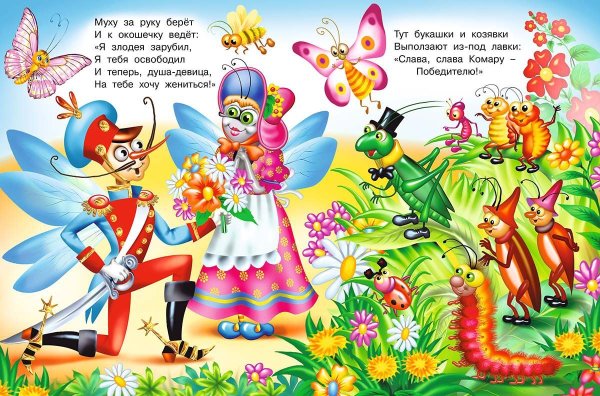 Сказки Корнея Чуковского. Муха-Цокотуха