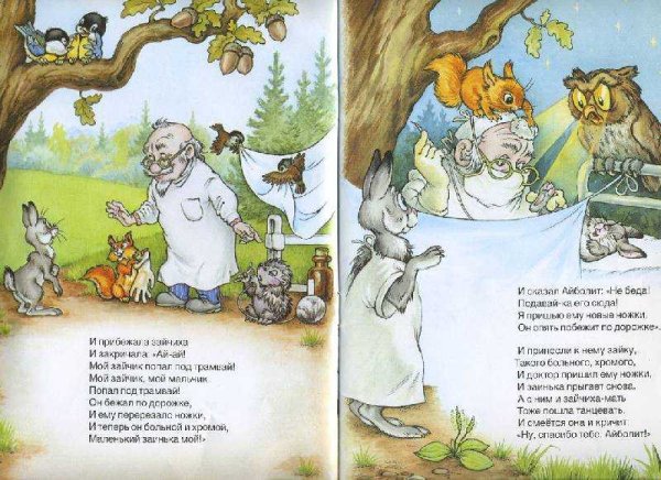 Чуковский доктор Айболит книга картинки