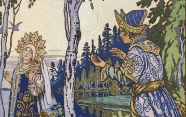 Василиса Премудрая Билибин иллюстрация