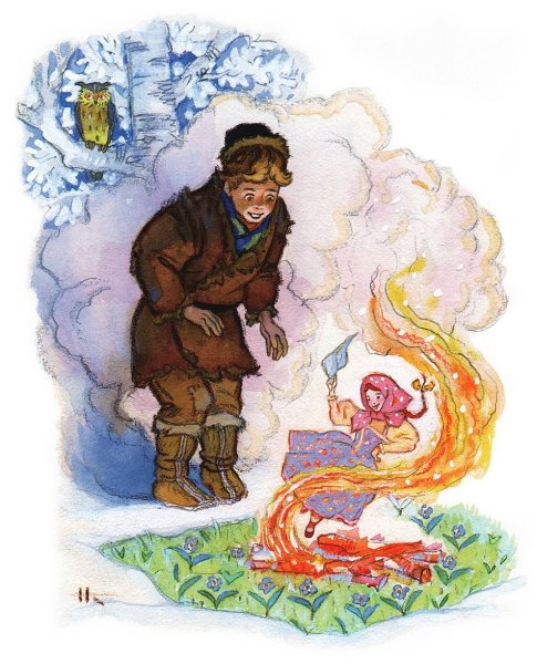 Огневушка поскакушка Бажов