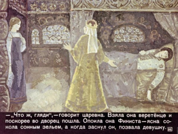 Сказка пёрышко Финиста ясна Сокола
