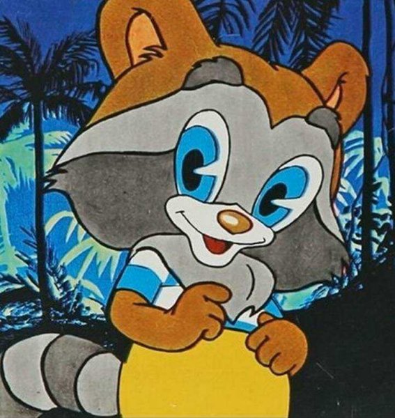 Крошка енот мультфильм 1994