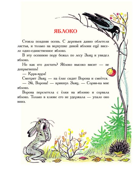 Владимир Григорьевич Сутеев яблоко