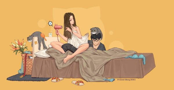 Смешные девушки арты