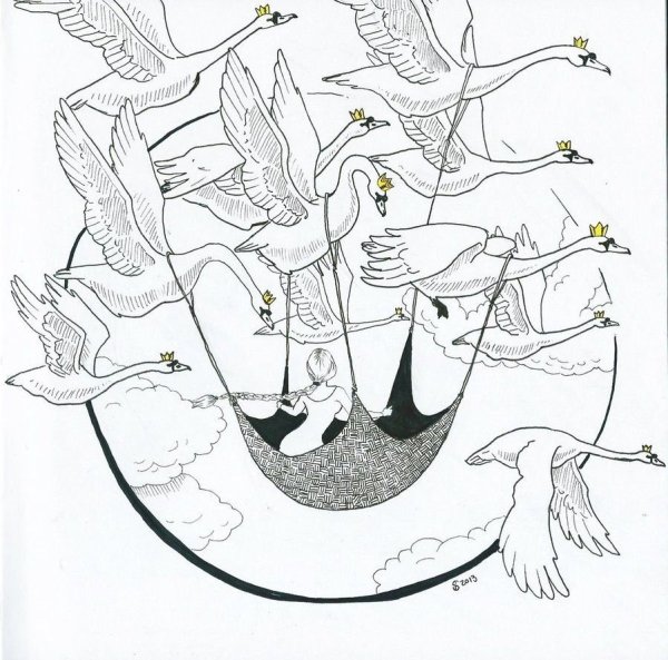 Арты к сказке андерсена дикие лебеди (67 фото)