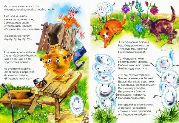 Стих корней Чуковский Федорино горе
