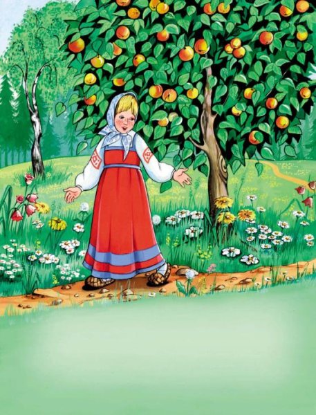 Алёнушка из сказки гуси лебеди