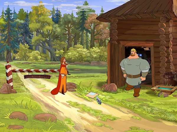 Три богатыря Илья Муромец и Соловей разбойник