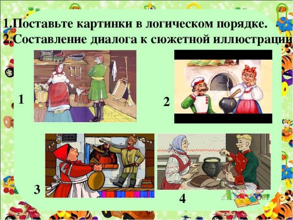План сказки каша из топора