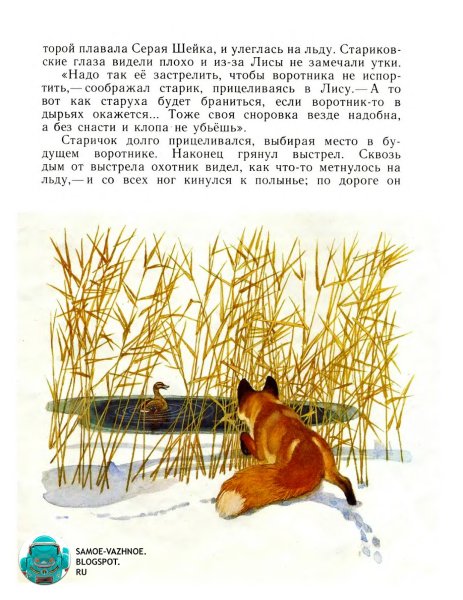 Краткий пересказ сказки серая шейка
