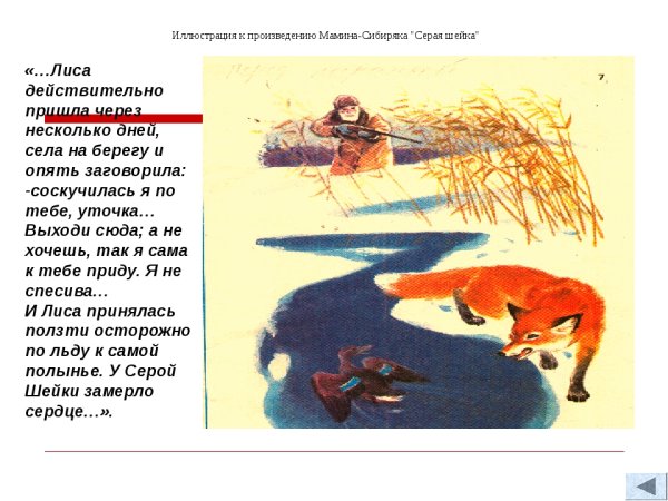 Произведение Мамина Сибиряка серая шейка