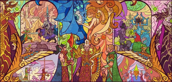 Витражи wow Warcraft