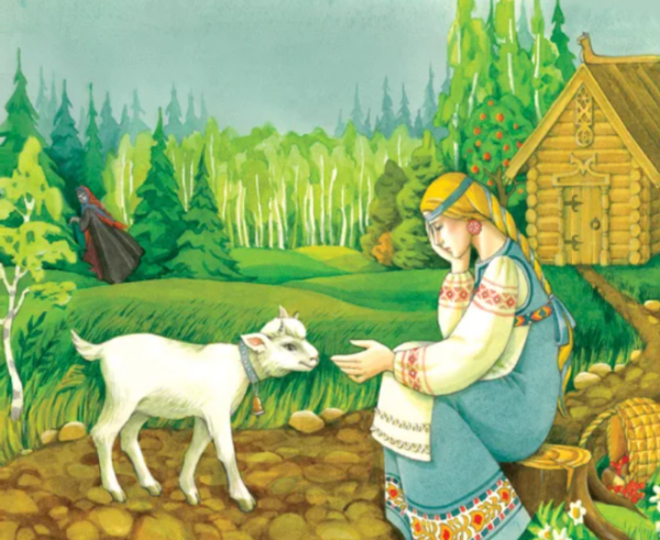 Иллюстрация к сказке сестрица Аленушка и братец Иванушка
