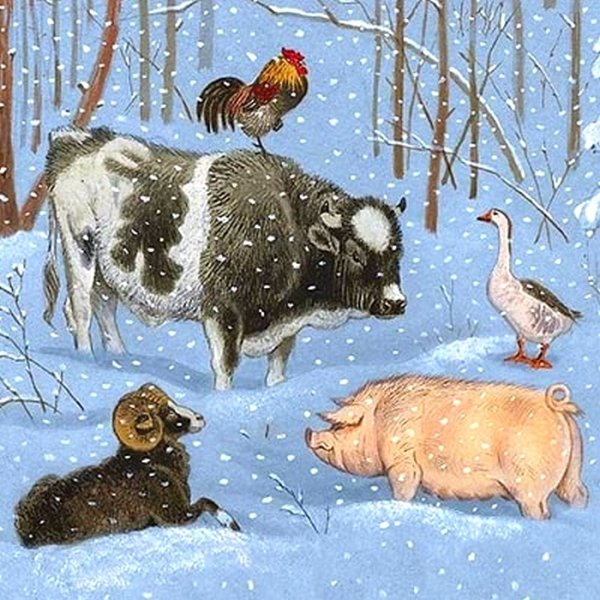Зимовье зверей