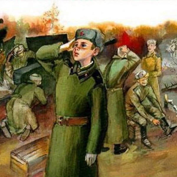 Иллюстрации к сыну полка в Катаева