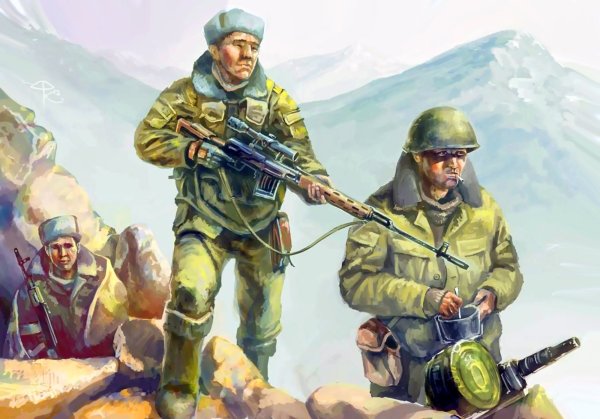 Ренат Шафиков рисунки Афганистан