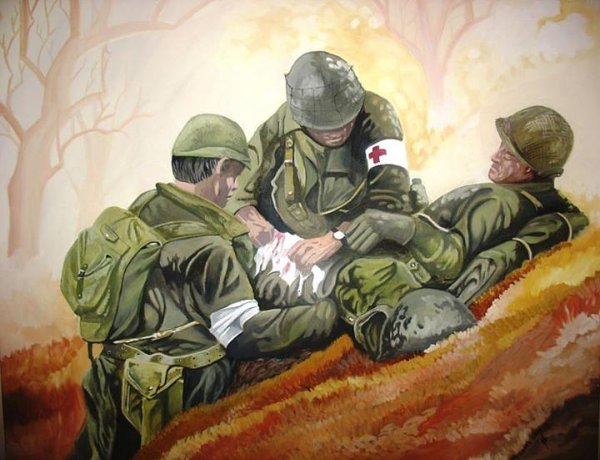Живопись военные врачи