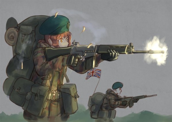 Британский солдат аниме