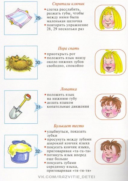 Артикуляционная гимнастика для детей упражнения