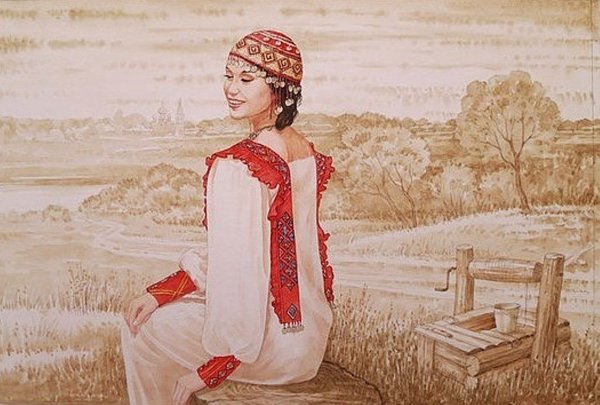Чувашские девушки