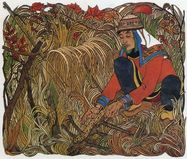 Амурские сказки глупый Богач