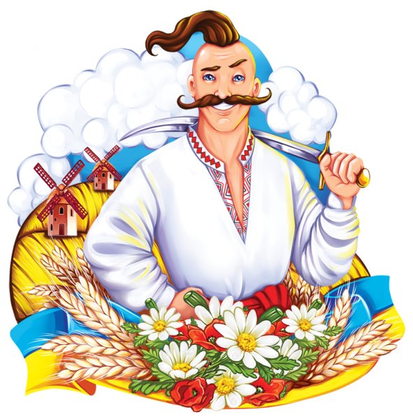 Козак с чубом