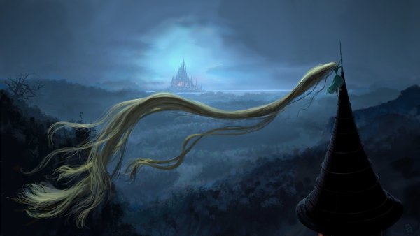 Tangled концепт арты Рапунцель