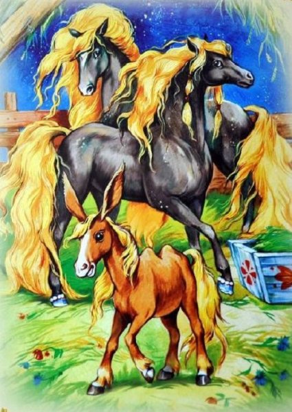 Кони из сказки конек горбунок