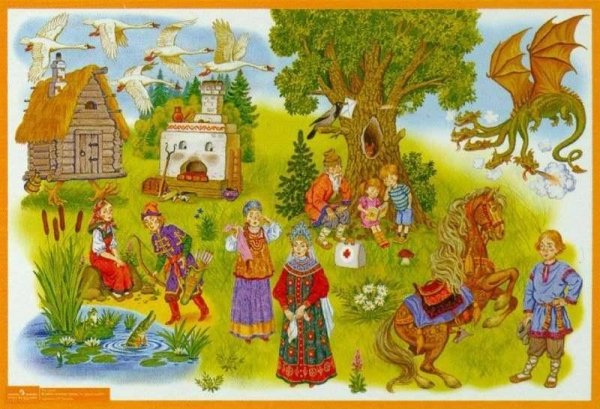 Русские народные сказки в одной картинке