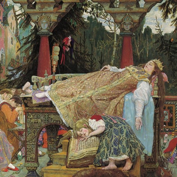 «Спящая Царевна» 1926 Виктор Васнецов.