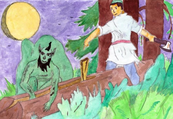 Рисунок Шурале Габдулла Тукай