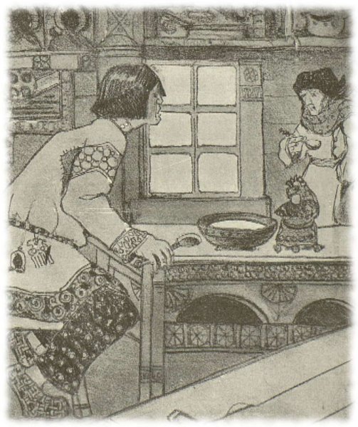 Рисунок к сказке Лутонюшка