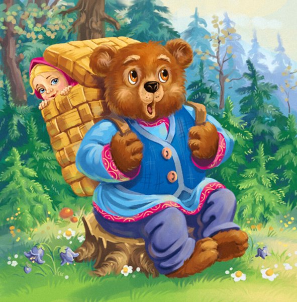 Медведь из сказки Маша и медведь