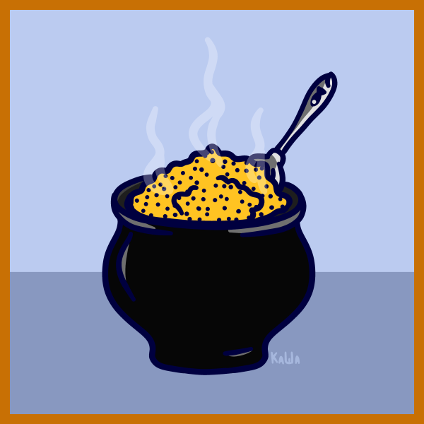 Плошка с кашей