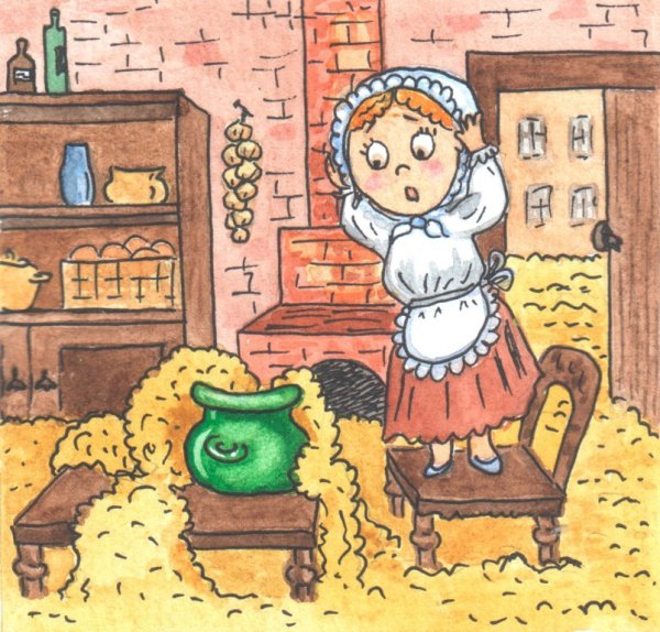 Братья Гримм "горшочек каши"