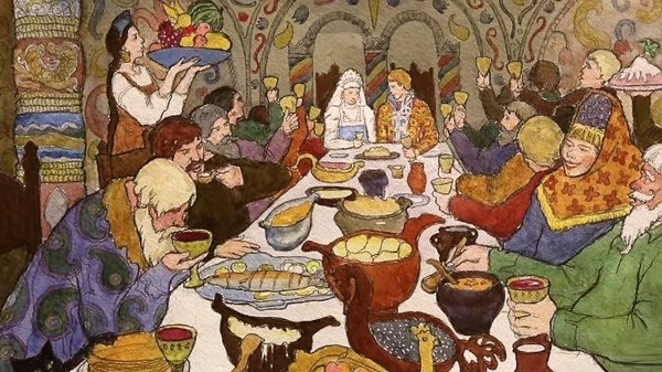 Царский пир Васнецов
