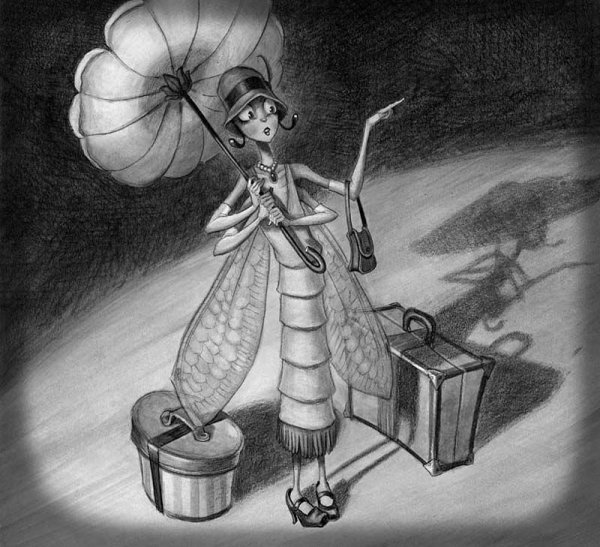 Муха Цокотуха рисунок