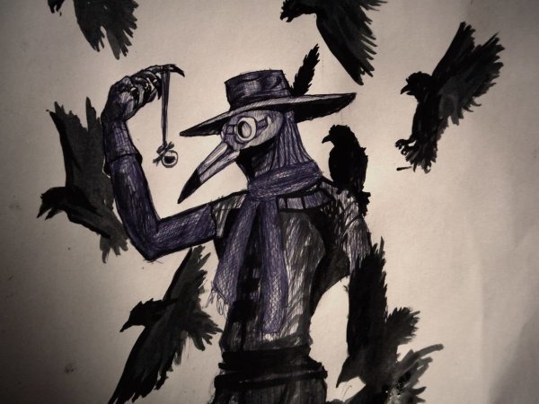 Plague Doctor и ворон